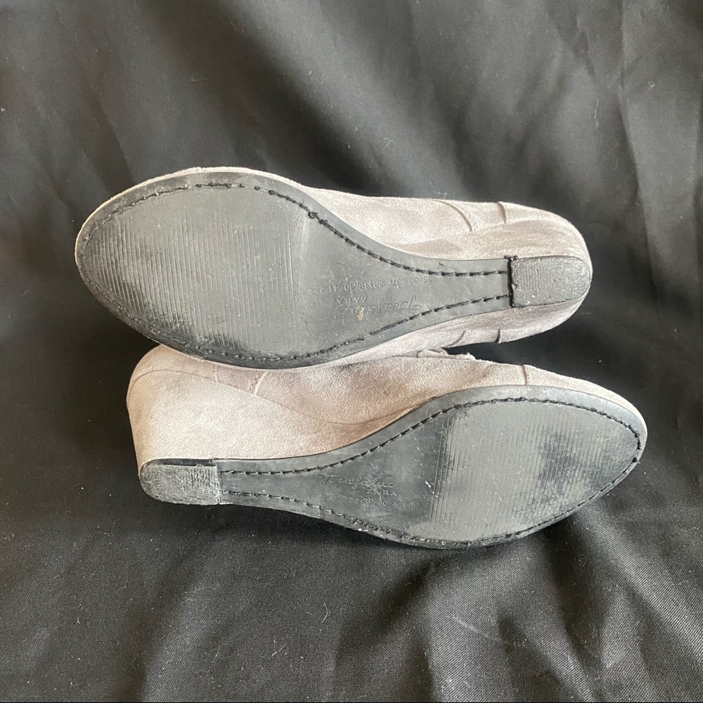Zara Suede Wedge Booties - Picture 5 of 10